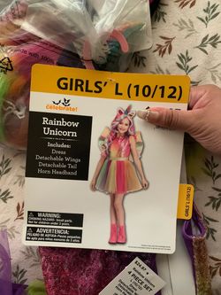 Rainbow unicorn costume