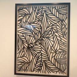 Modern Wall Art Leaf Shadowbox | World, Market, Wall Art | Estate Sale Everything Must Go