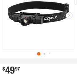 Coast XPH30R 1200 Lumen Rechargeable Dual Power Magnetic LED Headlamp