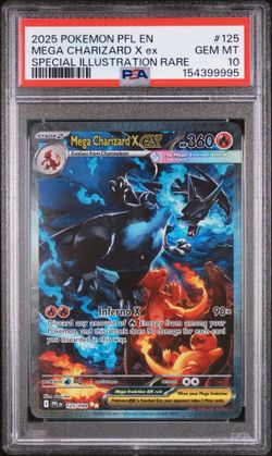 Pokemon Charizard X EX Phantasmal Flames 125 PSA 10
