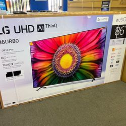 86” LG UR80 4K UHD Smart Tv