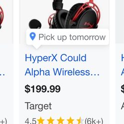 Hyper x Gaming Headset, Wireless 