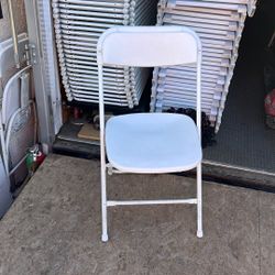White Folding Chairs 