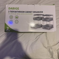Dabige 3 Tier Bathroom Cabinet Organizer 