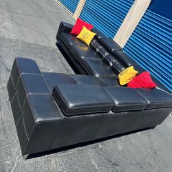 Modern leather Sectional For Sale 