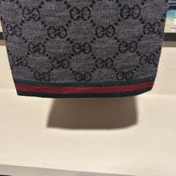 Authentic Gucci Cashmere Monogram Scarf UNUSED