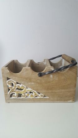 Wooden distressed letter organizer Thumbnail