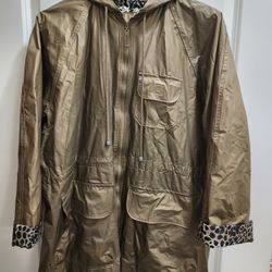 Tote's Women's Gold Raincoat Sz S/P