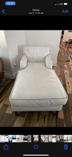 Chaise Lounge - White Off