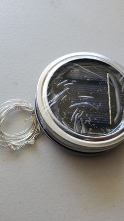 Solar powered and battery powered fairy lights for MASON jar