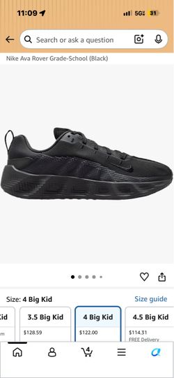 Nike Ava Rover Grade-School Sneakers Black