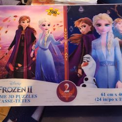 Frozen 2 Prime 3d Puzzles 500 Piece 