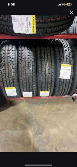 ST205/75/R15 Set of 4 Trailer tires 10 ply