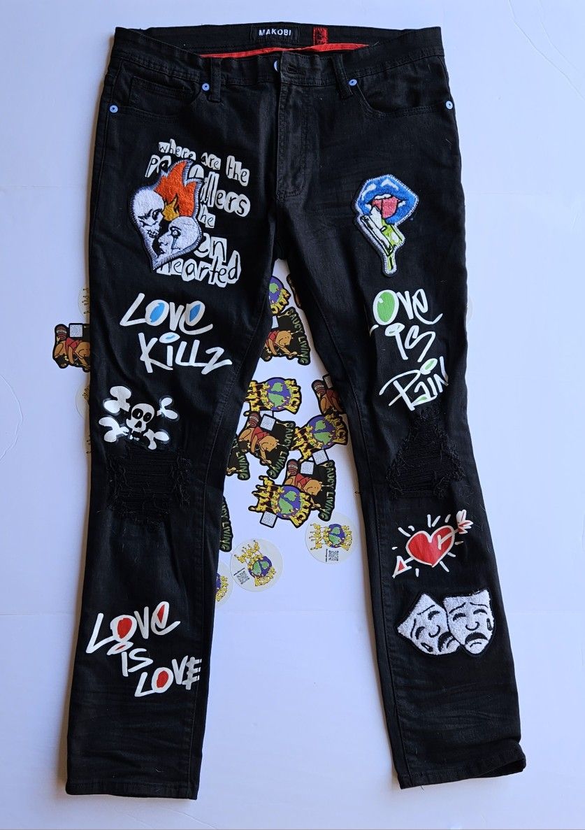 Makobi Biker Jeans