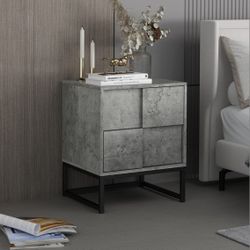 Going Out Of Business Sale 

BRAND NEW 
Brand: US Furniture City
Mid Century Modern Nightstand with 2 Drawers, Accent End Table Bedside Table with Met