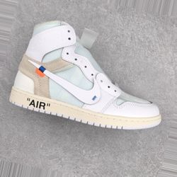 Jordan 1 High Off White White 18