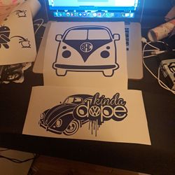 2 Stickers Volkswagen 