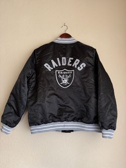 Raiders Starter Bomber Jacket Satin (Read Description for Size)