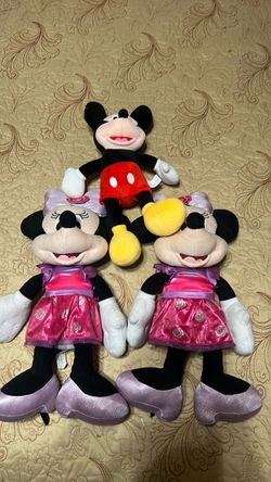 Disney Mickey and Minnie Mouse Plush Set of 3