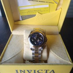 Invicta 3644 Men's Watch Speedway (Blue and Gold Tone Dial) Chronograph 