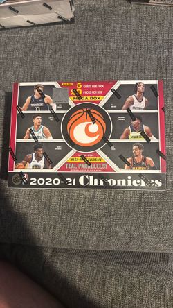 2020-21 PANINI CHRONICLES Basketball NBA MEGA BOX 20 PACKS 100 CARDS