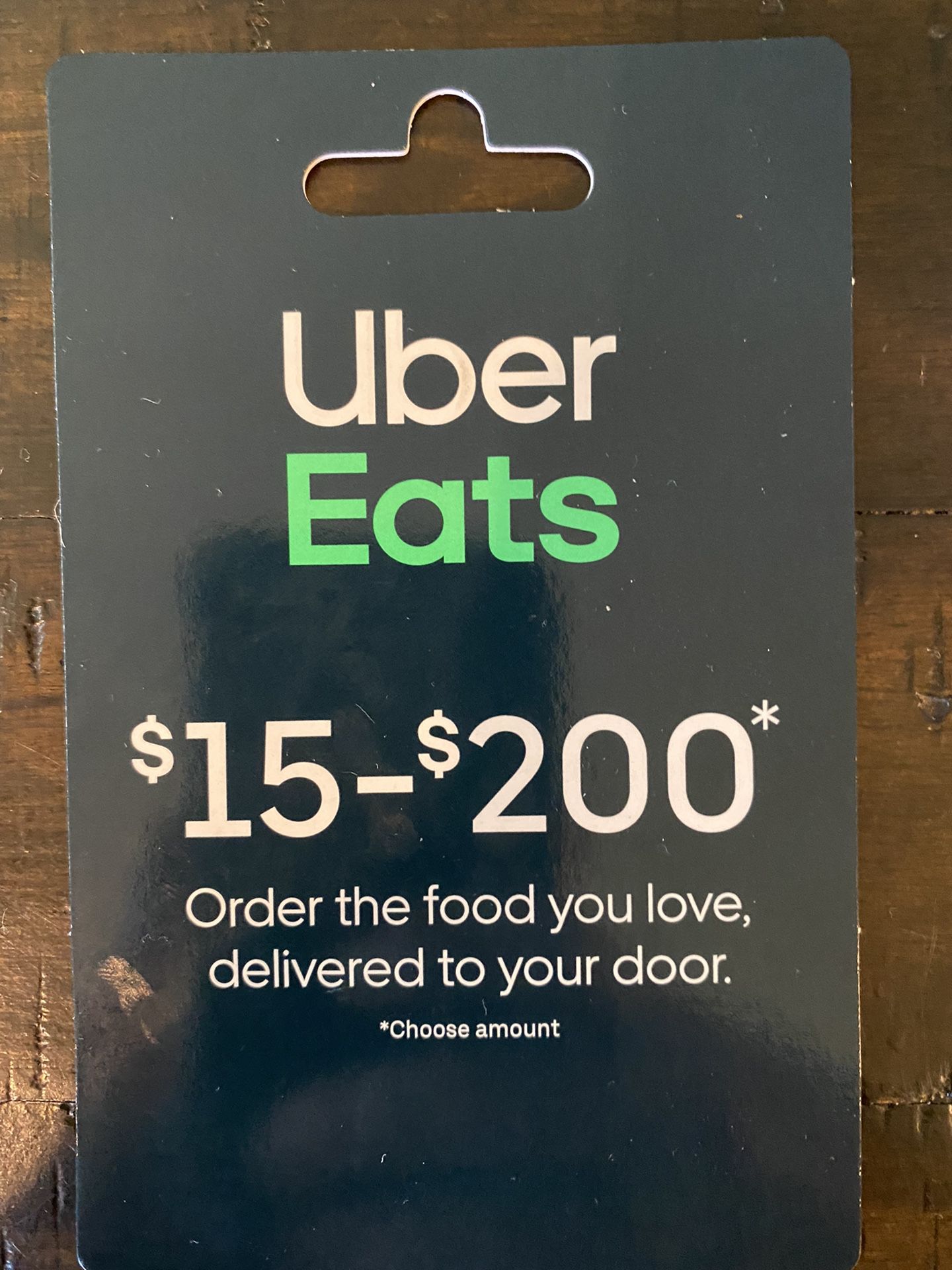 $50 Uber eats Card