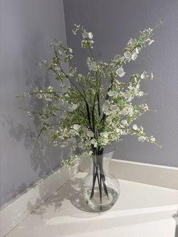 Cherry Blossom Floral Arrangement in Vase