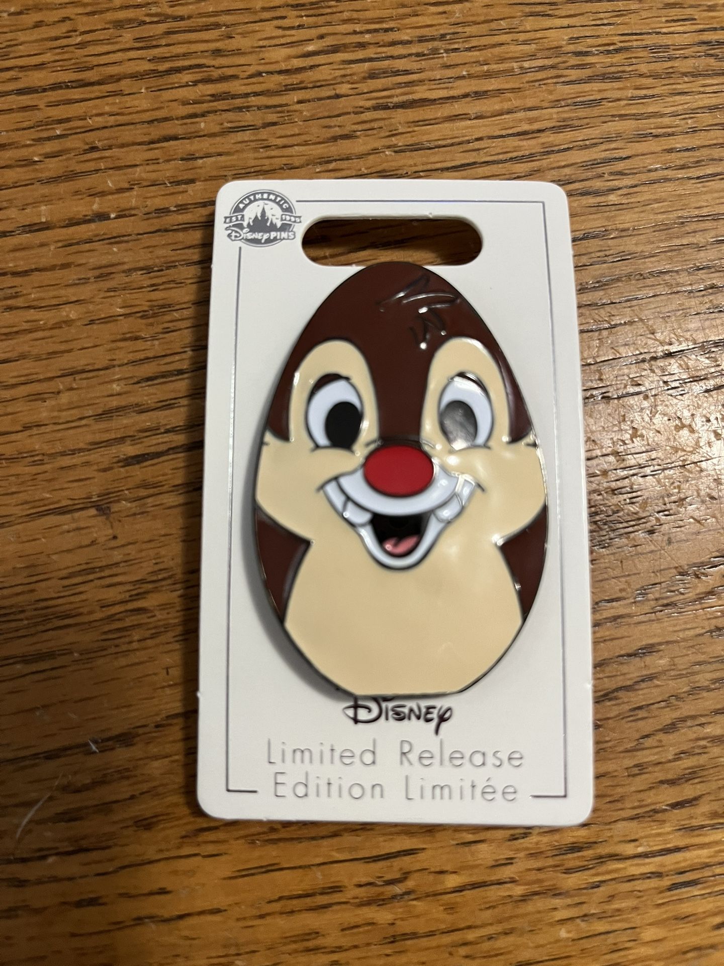 Disney Trading Pin 2023 Easter Egg Dale pin. Size approximately 2 1/4 inches long and 1 1/2 inches wide. Limited Release. Brand new on original car