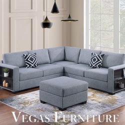 Sectional Set W/ Ottoman