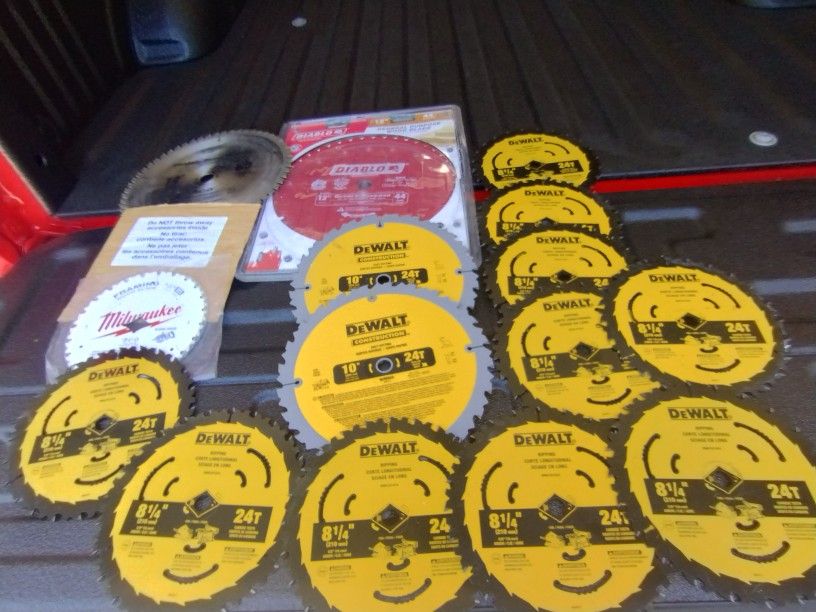 New DeWalt, Milwaukee And Diablo Blades for Sale in Spring, TX OfferUp