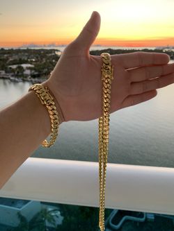 10mm 18k Gold Plated Set