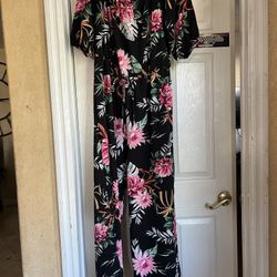 Flowered Romper 