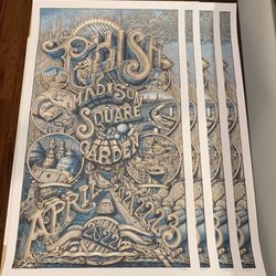 Phish Poster : MsG APRIL Run 2023 (standard Ed. 4