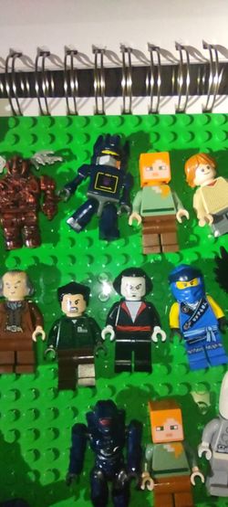 Lego DC Marvel and Kre-O figures