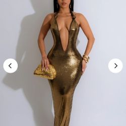 Gold Dress