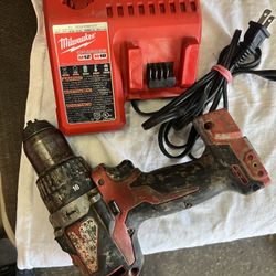 Milwaukee Drill And Charger 