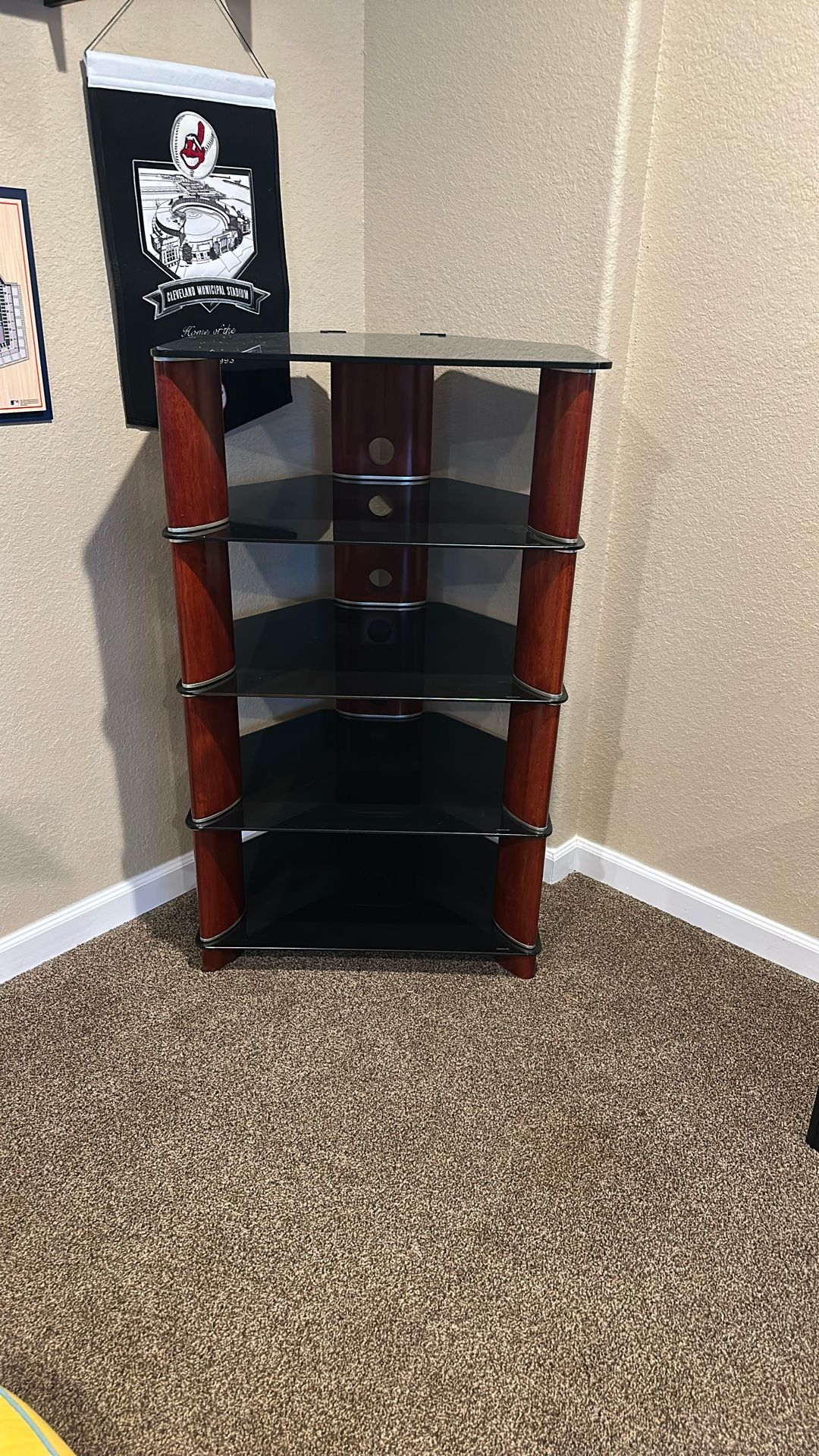 Corner Entertainment Stand