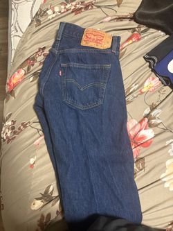 501 Levi Blue Denim Jeans