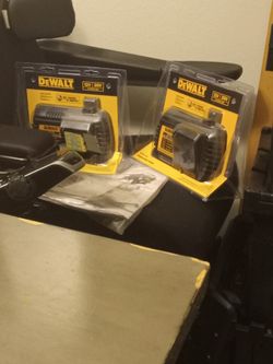 Two Brand New Dewalt Chargers