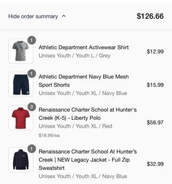 Uniform hunter creek charter