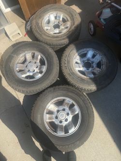 Toyota Alloy Wheels with Tires Set of 4