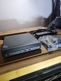 HP Mini. Intel- i7-14TH Gen. CPU. 16GB Ram DDR5. 512GB NVMe m2 SSD.  Wi-Fi 6. Bluetooth . HDMI.