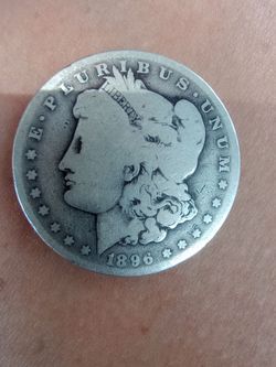 1896 New Orleans silver Morgan dollar