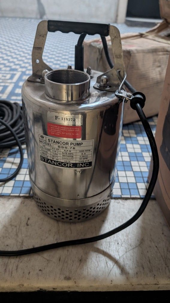 Stancor Sub Pump