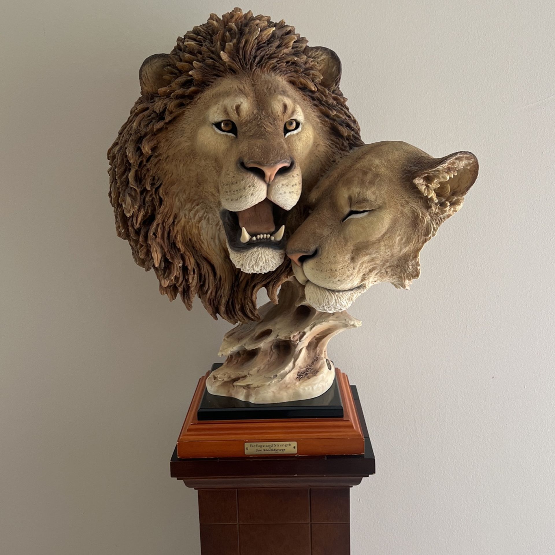 Refuge And Strength Sculpture By Joe Slockbower 522/1200 for Sale
