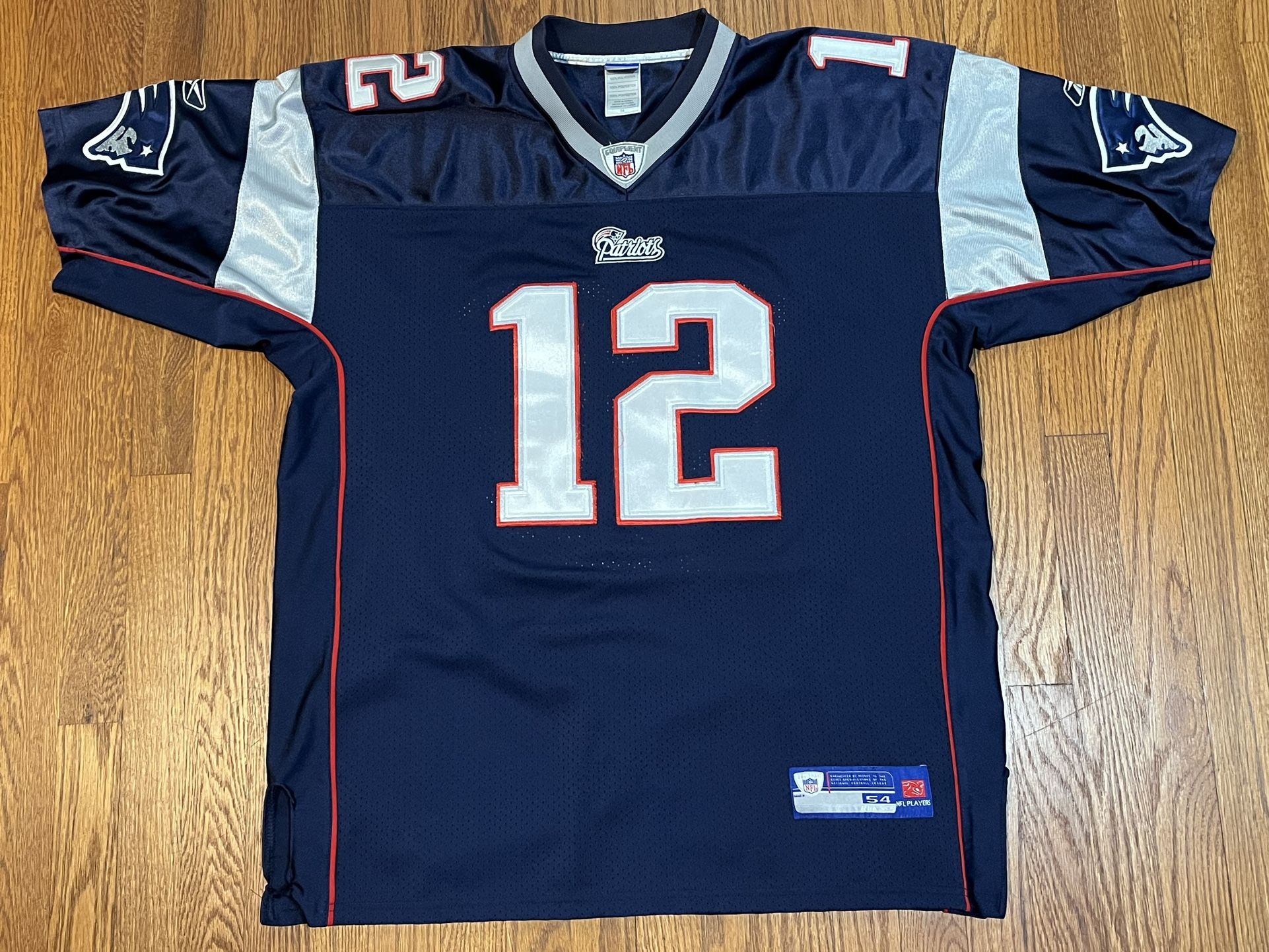 Tom Brady New England Patriots Football Jersey Size 54 Reebok Authentic Stitched
