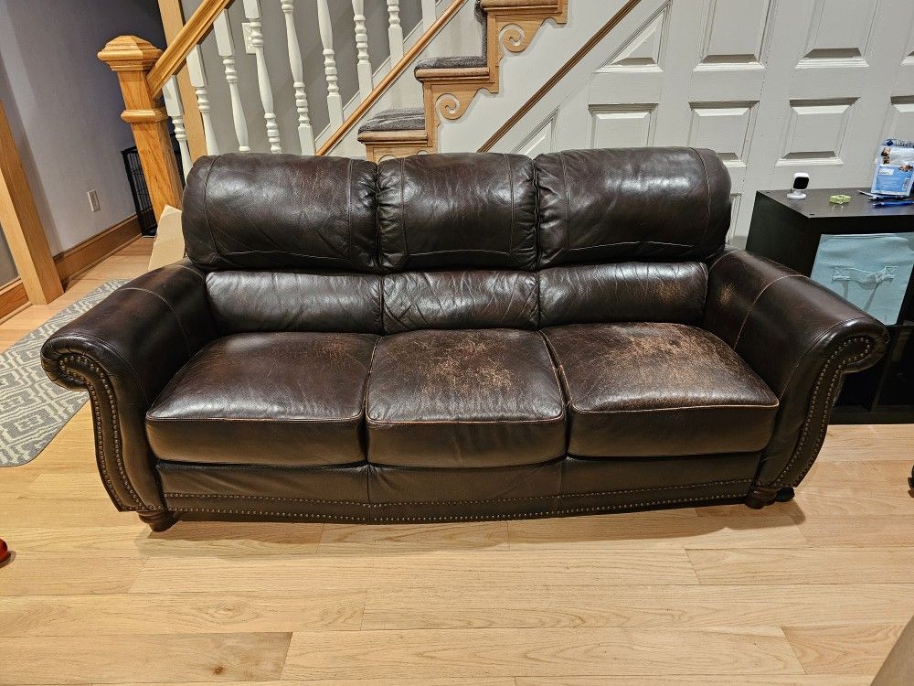 Leather Couch 