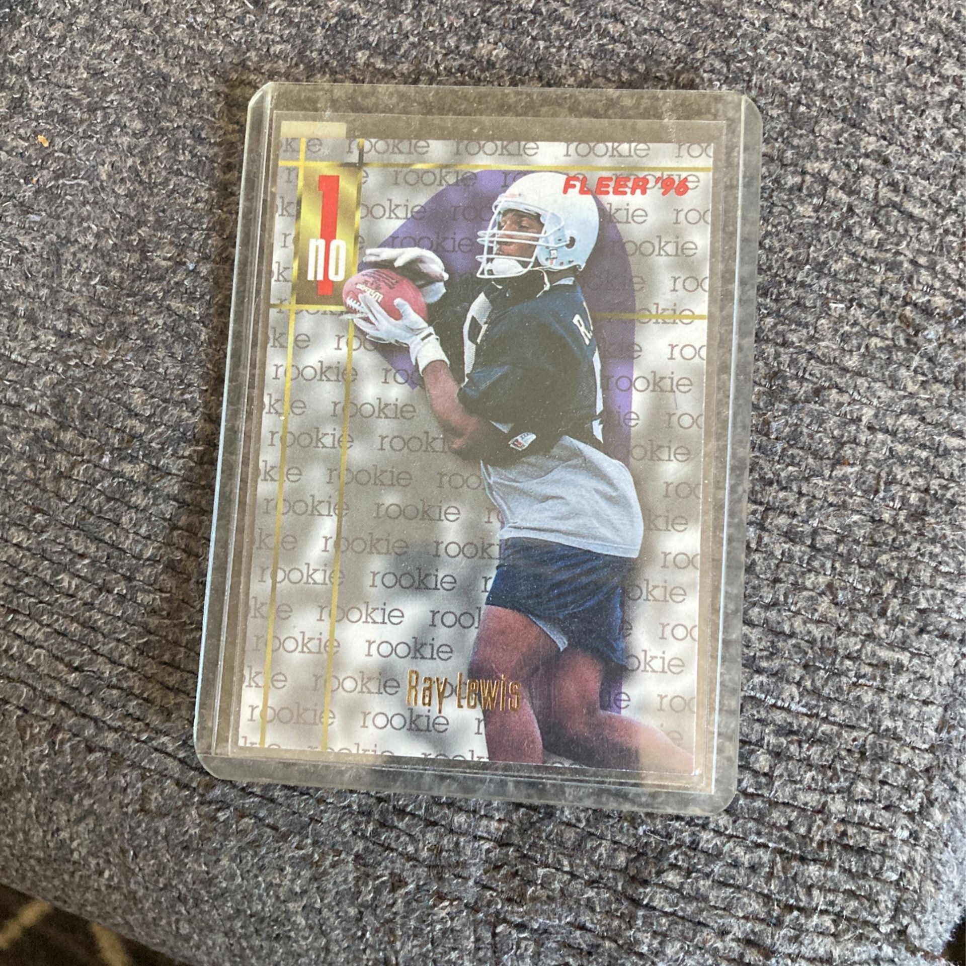 Ray Lewis 1996 Fleer Rookie 10 Grade