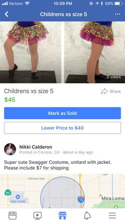 Little girl swagger dance costume