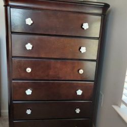 Tall Wood Dresser